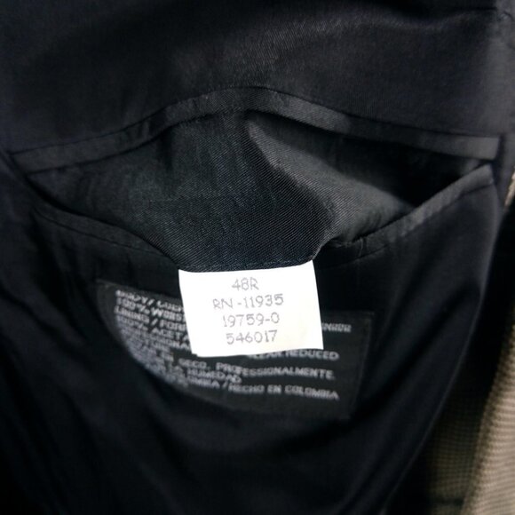 JF. J. Ferrar 48R  Houndstooth Blazer Sport Coat - Picture 10 of 12